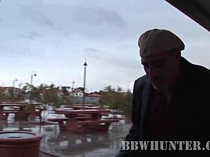 Nina showcases big tits in bbw fat hardcore action with intense tit fucking.