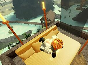 Lucky bacon fucks a cute girl for teasing in roblox 1