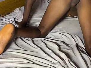 hot fuck for my legal age teen 18+ girlfriend with big black cock