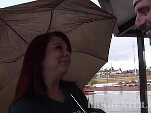 Nina showcases big tits in bbw fat hardcore action with intense tit fucking.