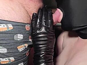 I love when huge cum covers the condom after intense blowjob and cumshot action.