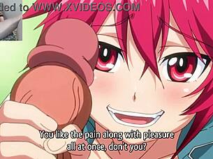 Horny vampire fucking three hot students hard!