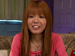 On the casting set, the latest brunette girl delivers a pov handjob with cum in mouth during her interview.