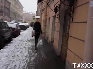 Horny Casting Agent Pokes Tight Shaved Pussy Of Nasty Teen Model After Sloppy Blowjob And Ball Licking