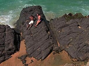 i'm jade sin getting double stuffed by white and black dicks in this outdoor threesome