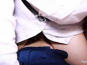 Hey boss, can this slutty secretary tempt you into wild sex on our business trip?