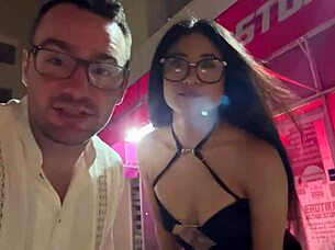 hey guys check out my wild trip to the sex shop with this cute petite mexican babe sarah rose