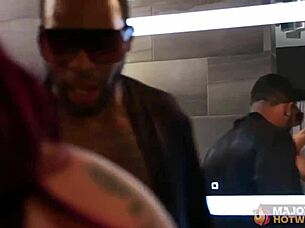 redhead hottie jasmeen lafleur finds herself tied up for intense banging by rome major