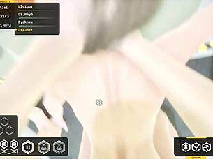 in this wet sex game a babe experiences intense anal assfucking with cumshot on her pussy