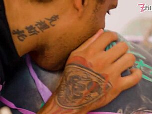 hey, watch this inked goth girl take a thick bbc deep in her ass