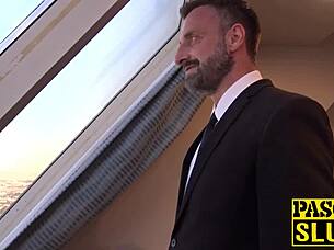 18yo sub Ariell Aquinas anal doggystyle then fed jizz