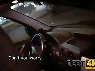 debt4k features insane porn with pretty european debtor and agent in rough high definition pov close up reality 💦😈