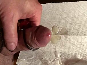 Intense Cumshot Close Up Action