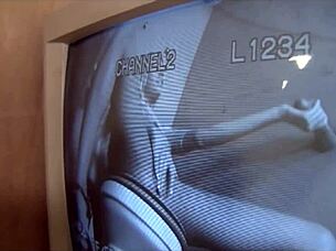 oh wow, that massive cock popping from gloryhole explodes cum right into riley's eager mouth!