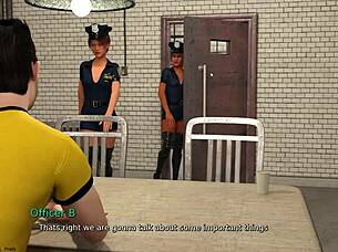 i feel so dominant and thrilled playing femdom police with intense humiliation vibes