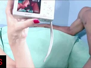 Stunning Blonde Milf With Big Tits And Blue Eyes Gets Bent Over In Doggystyle By Black Lover. He Pounds Her Shaved Pussy Hard In Missionary And Cowgirl Before Cumming On Her Swollen Curves.