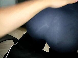 amateur brunette gives up tight ass for hardcore anal fucking