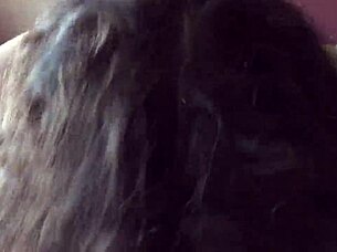 Pretty pawg gives a long blowjob until the guy nuts in her mouth