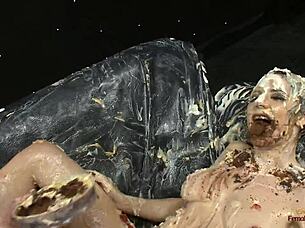 Busty Hottie Indulges In Kinky Lesbian Fun With Brunette Friend On Sofa Featuring Fingering Licking And Moaning Orgasms