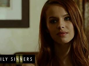 I feel amazing as this slender babe gets pounded hard in spooning on her bed by a handsome man with dirty talk and natural tits bouncing.