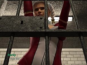 i feel so dominant and thrilled playing femdom police with intense humiliation vibes