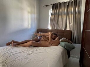 I waited for him to go away then gave it hot and begged for cum on my ass, oops