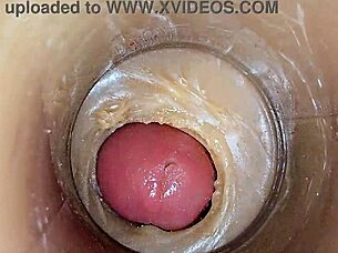 Massive Cumshot Inside Tight Juicy Vagina With ASMR Internal Camera In 4K
