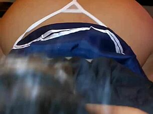 I love how this latina student earns top grades with her delicious moves