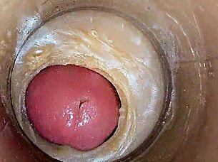Massive Cumshot Inside Tight Juicy Vagina With ASMR Internal Camera In 4K