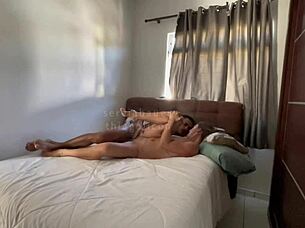 I waited for him to go away then gave it hot and begged for cum on my ass, oops