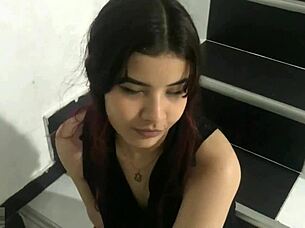 Hermanastra delivers perfect pleasure through intense sucking and creampie action.