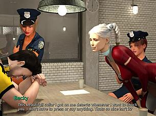 i feel so dominant and thrilled playing femdom police with intense humiliation vibes