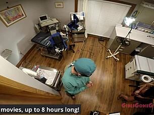 Adrianna Fox undergoes Tampa University entrance physical with detailed exam.