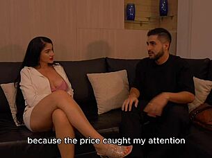 real estate agent milf celebrates new home purchase with hard passionate quickie session