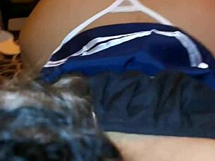 I love how this latina student earns top grades with her delicious moves