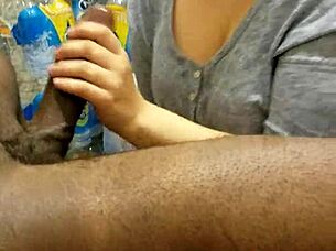 Hey, want to give me a deep interracial blowjob with your big black monster cock right here at work?