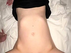 Hey cutie, you sure you've never shaved that tight pussy before we try this virgin fun?