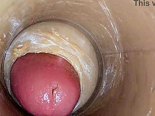 Massive Cumshot Inside Tight Juicy Vagina With ASMR Internal Camera In 4K