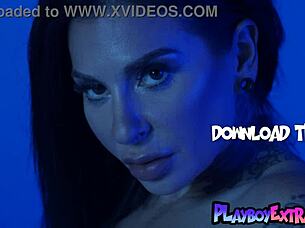 petite busty milf joanna angel slips out of her colorful neon lingerie 😏