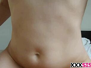 Banging his petite 18+ stepsis zoe parker with monster cock in group action 😈🍆