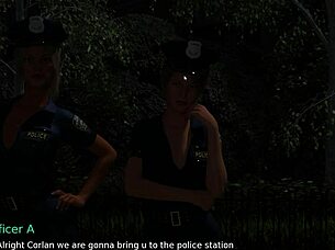 i feel so dominant and thrilled playing femdom police with intense humiliation vibes