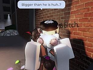 So E kitten ends up getting involved with a black guy in this cheating scenario.