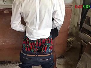 i caught my wife red handed with my landlord fucking outdoor