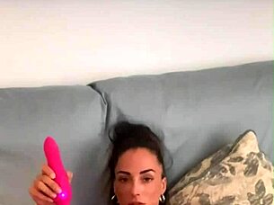 Very horny medusa masturbates with dildos in hot compilation