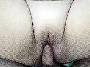 huge boobs babe jerks and fucks hard