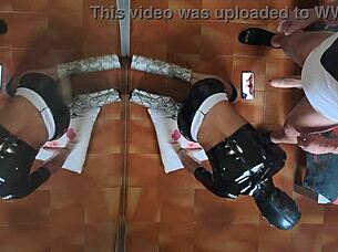 preview of a milf in stockings and heels getting mouth action and doggystyle with multiple orgasms