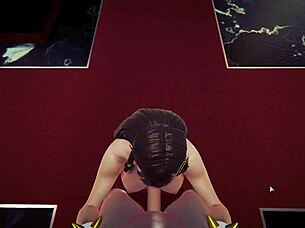 Chun Li Tempts in 3D Hentai Action