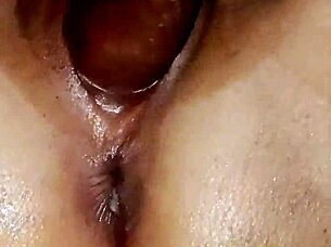 Whoa, check out this amateur couple's homemade anal sex with ass and pussy fucking in the bedroom 😈🍑