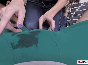 morning quickie with naive bookworm milf in glasses and skirt 😏