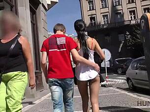 I watched as this muscular stranger fucked my girlfriend hard while I stayed hidden